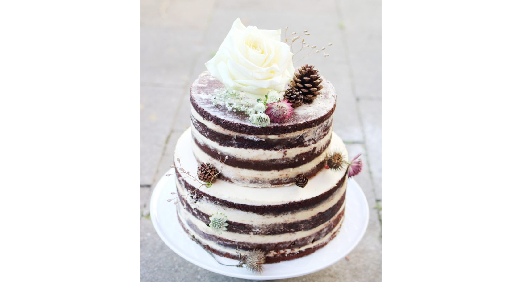 Vegane Hochzeitstorte – Naked Cake
