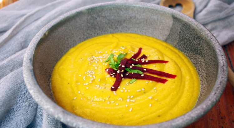 Süßkartoffel-Tahin-Suppe