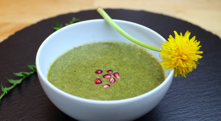 Löwenzahnsuppe